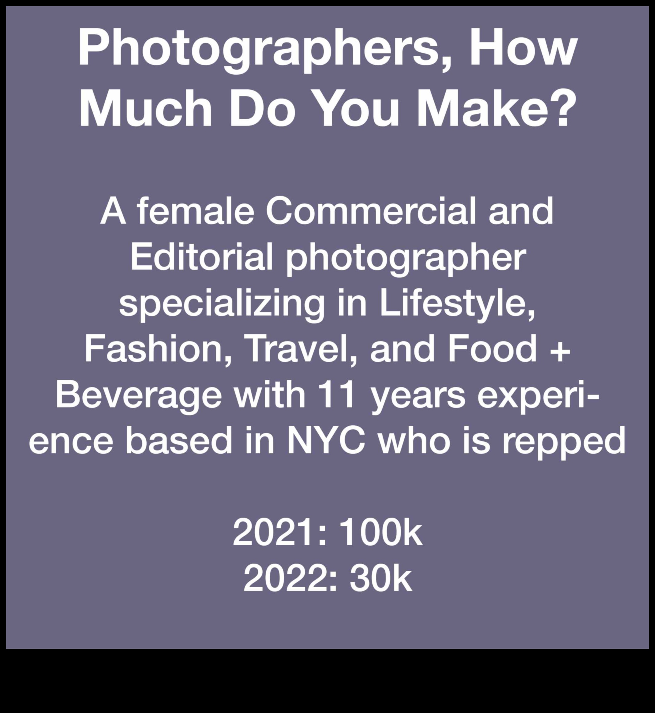 how much do editorial photographers make