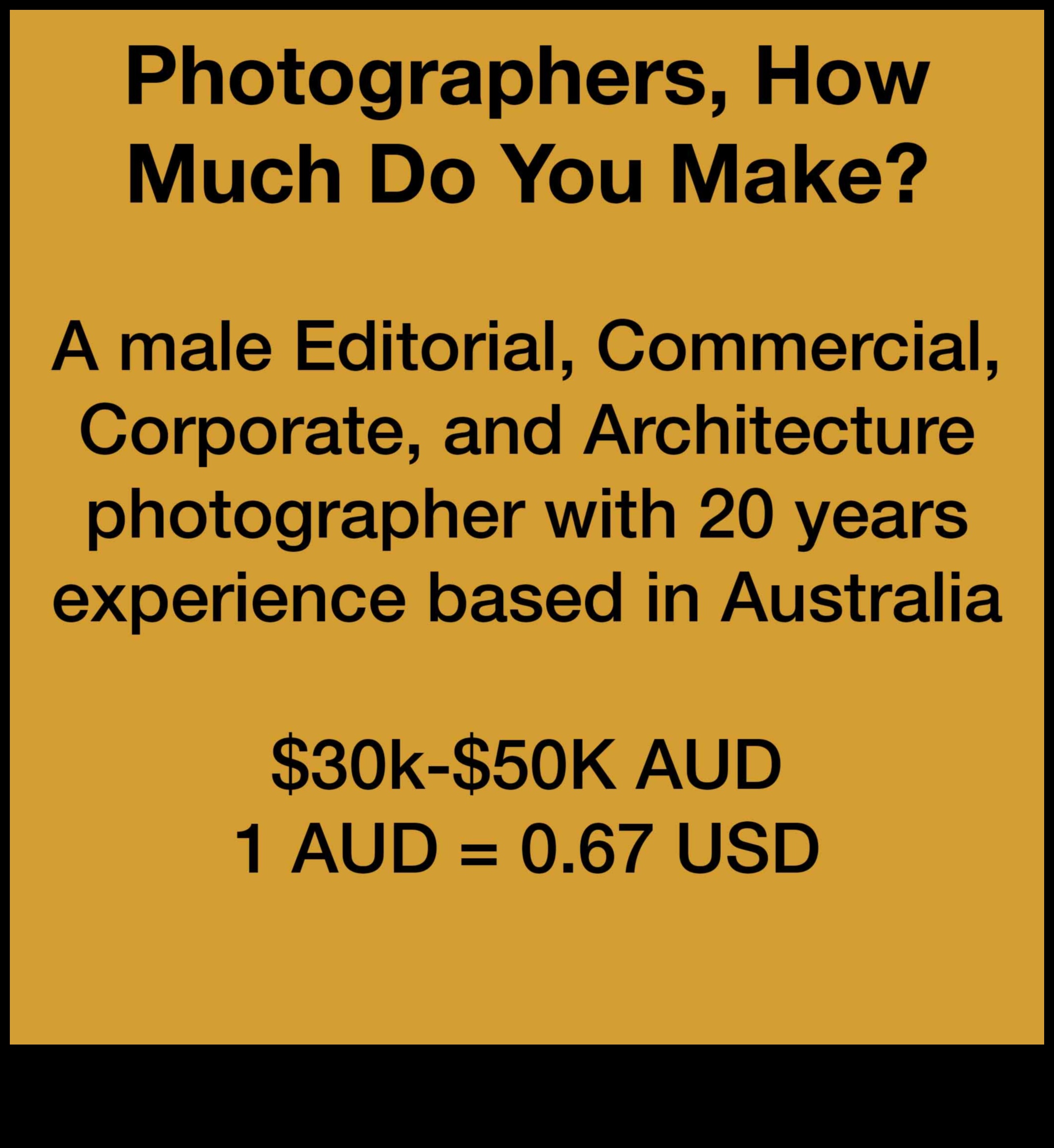 how much do editorial photographers make