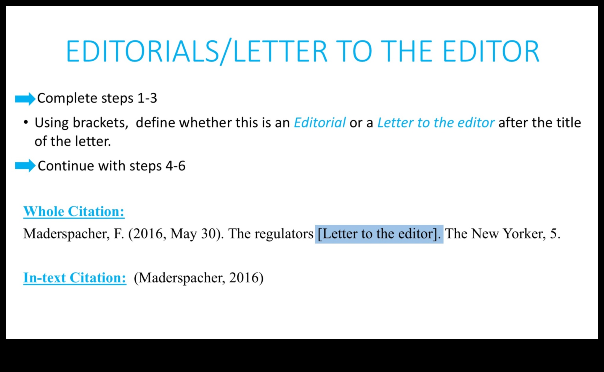 How to Cite an Editorial in APA Style 1